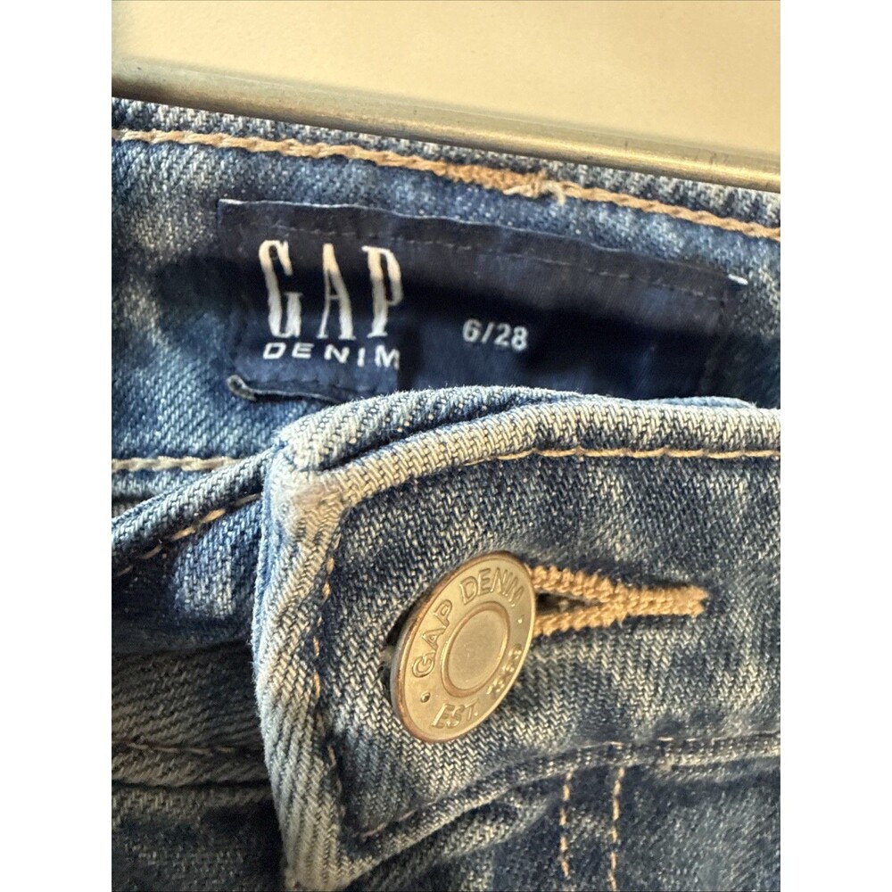GAP Jean Denim Skirt Woman's Size 6 Knee Length - Picture 4 of 4